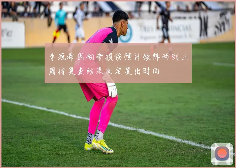 李冠希因韧带损伤预计缺阵两到三周待复查结果决定复出时间